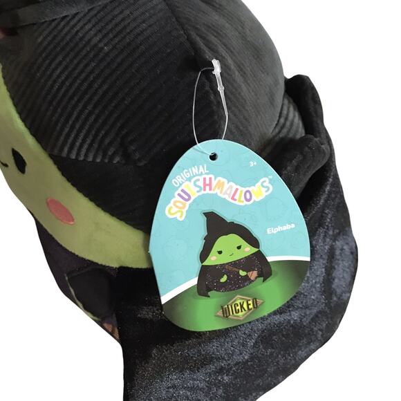 Squishmallows Wicked 10” Elphaba The Wicked Witch Plush Shimmery 2024 - Picture 3 of 4